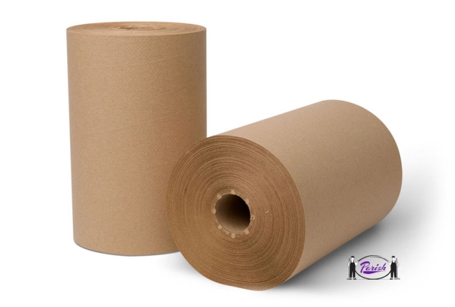 WINDSOFT HARDWORND  ROLL TOWEL  8 X 350&#39;, NATURAL, 12/CS