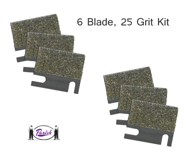 Diabrush Removal Blades (6)  Pak Kit, 25 Grit