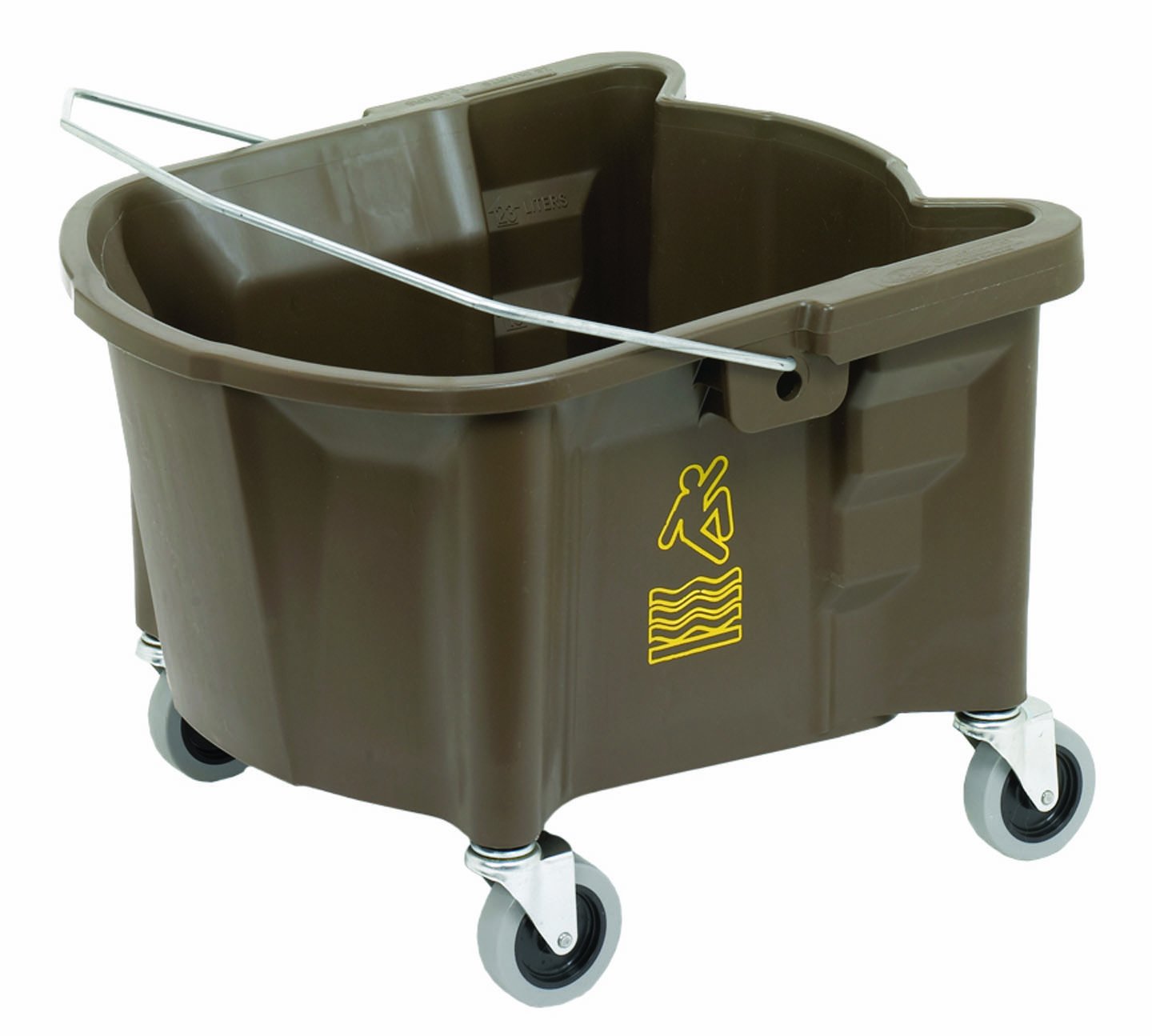 26QT. MOP BUCKET W/3&quot;CASTERS JANICO 1009 YELLOW