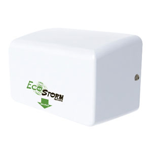 HD940 ECOSTORM WHITE HIGH SPEED HAND DRYER 110V