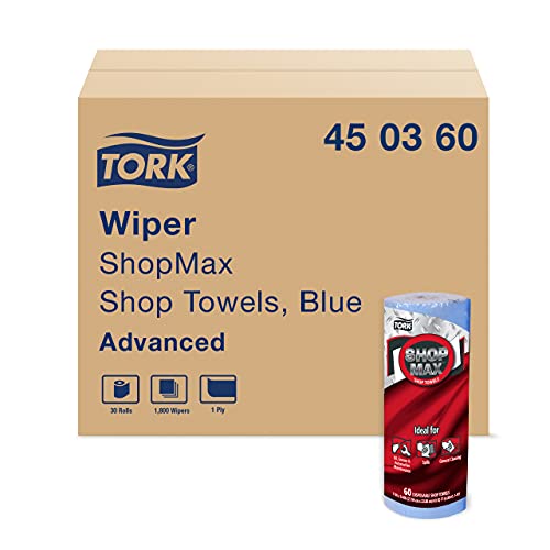 TORK BLUE SHOPMAX WIPER 450 30ROLLS OF 60/CS