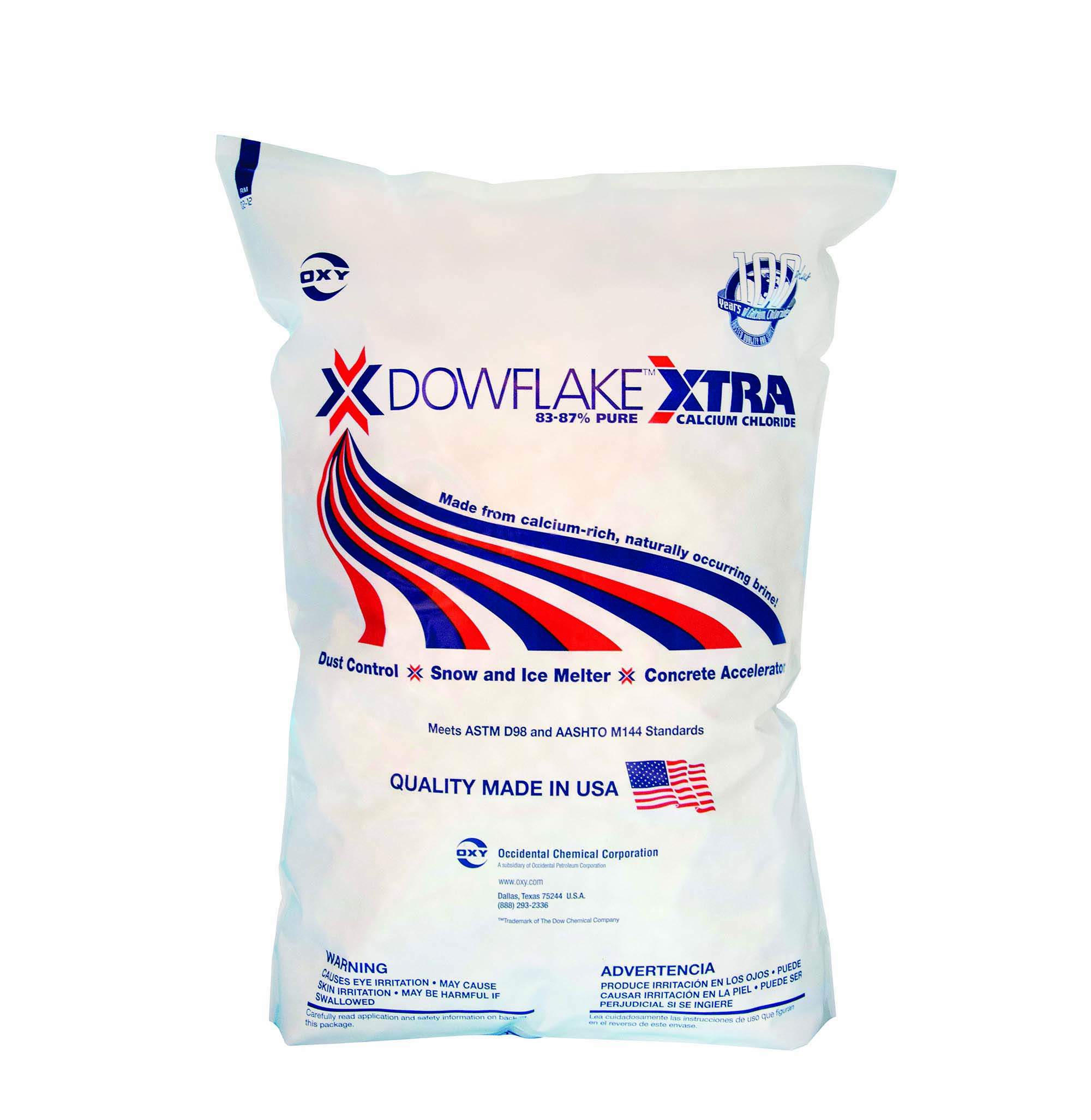 DOWFLAKE XTRA CALCIUM CHLORIDE FLAKE(50#BAG,55BAGS/PALLET)