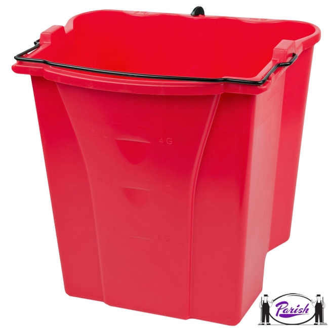 WAVEBRAKE 2.0 DIRTY WATER  BUCKET, 18QT, PLASTIC RED