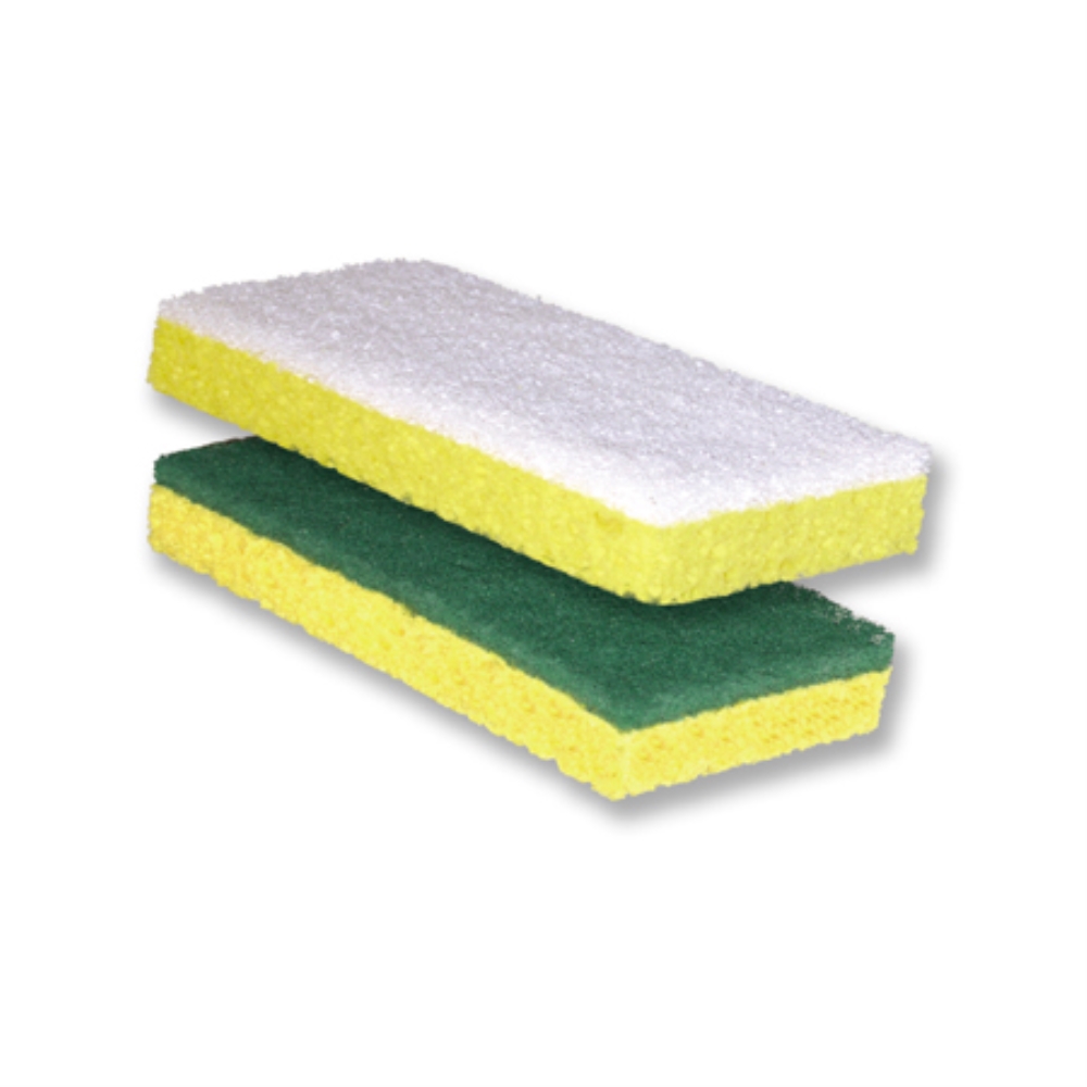 745 MEDIUM DUTY CELLULOSE SCOURING SPONGE YELLOW/GREEN