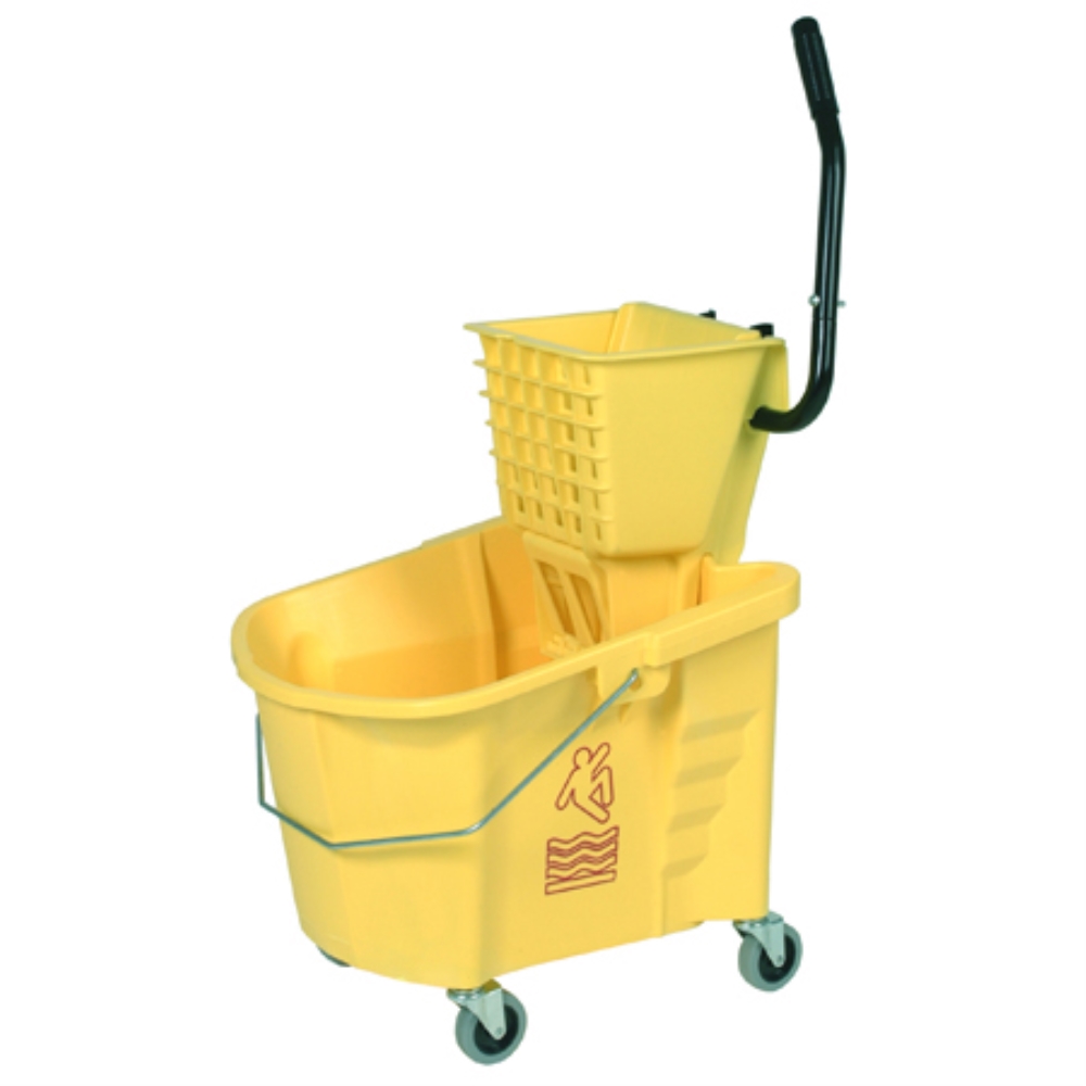 35QT YELLOW COMBO W/SIDE PRESS WRINGER(1010Y)