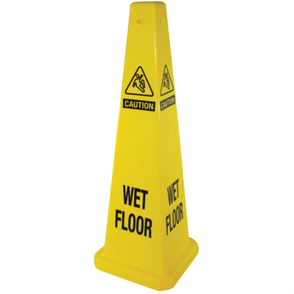 35&quot; 4 SIDED WET FLOOR CONE 5/CS(23870 REPLACES THE 7235)