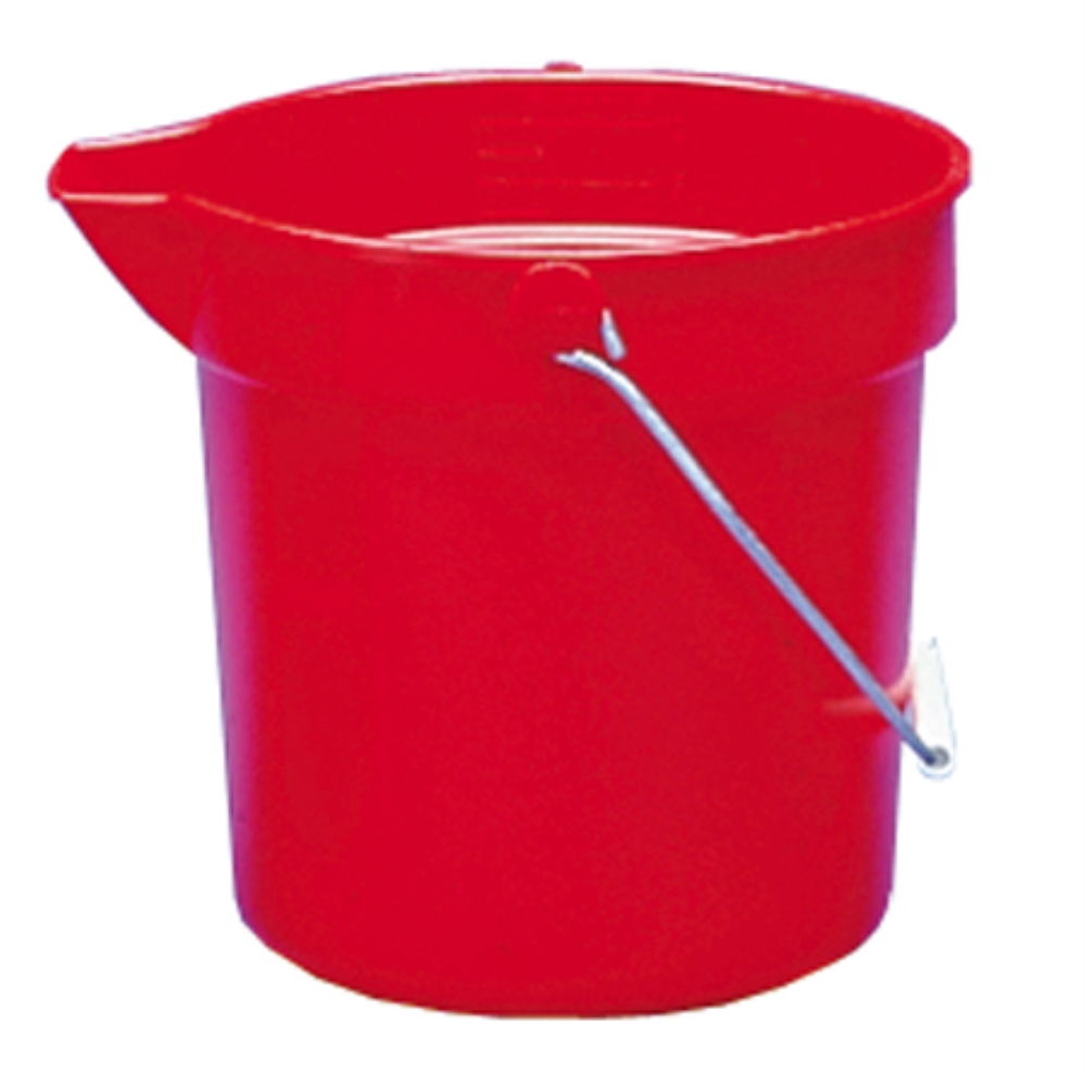 10QT BUCKET RED 5510R,1210rd