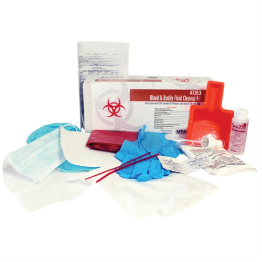 BLOODBOURN PATHOGEN CLEANUP KIT W/DISINFECTANT  