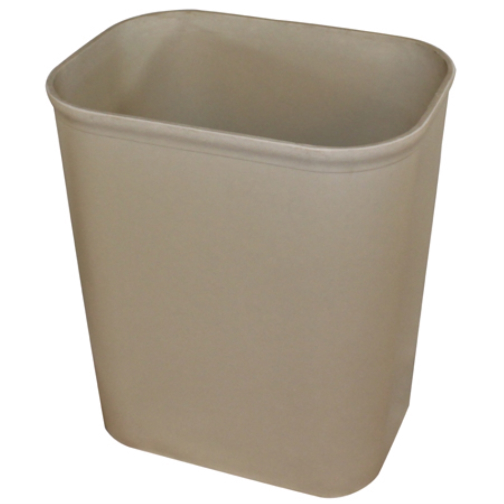 14QT FIRE SAFE WASTEBASKET BEIGE(MUST BUY 6,PACKED 6/CS)