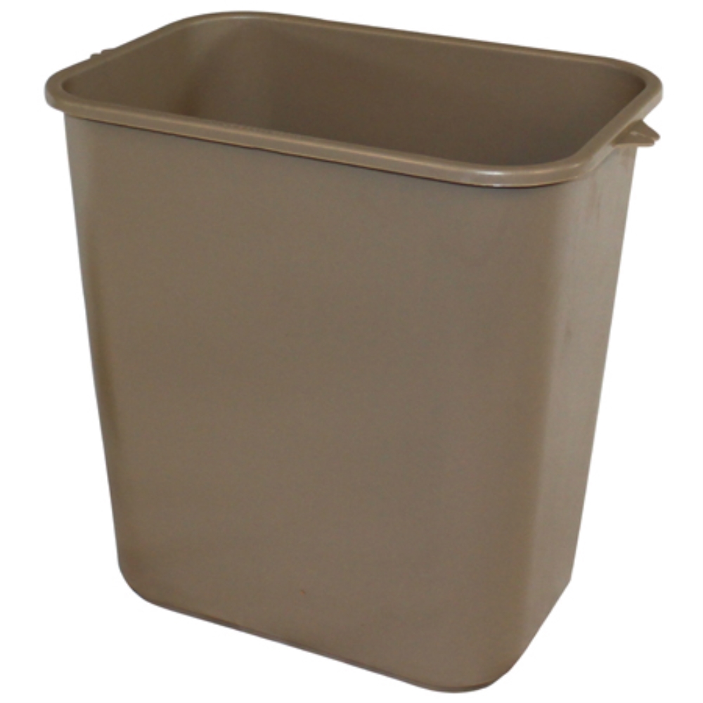 BEIGE 28QT WASTEBASKET (2818BEI)