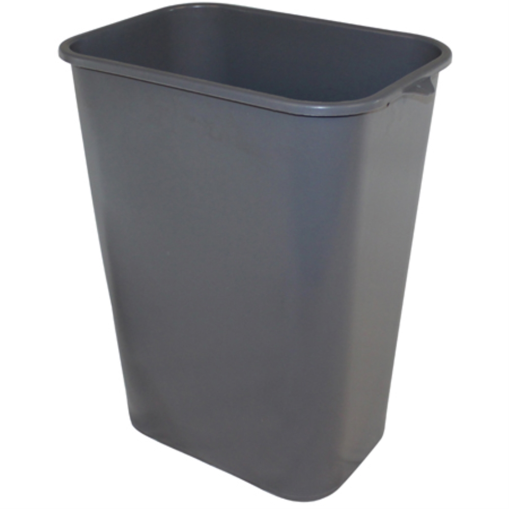 GRAY 41QT WASTEBASKET (4114GY)