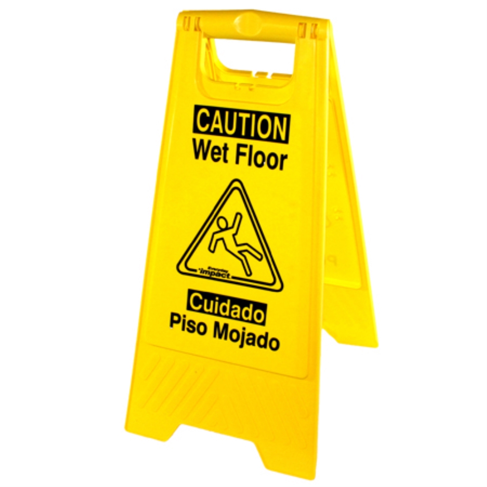 WET FLOOR SIGN YELLOW (9152,1073)