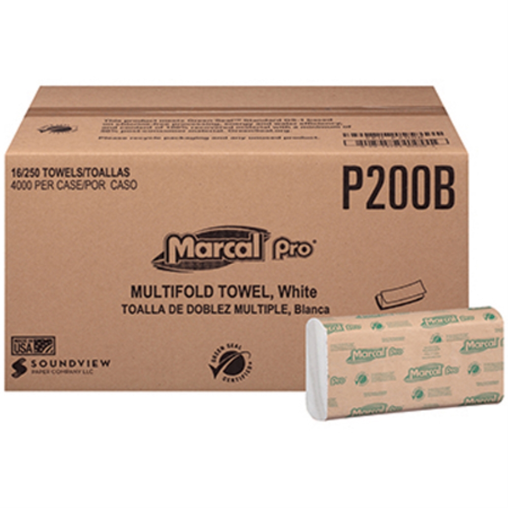 WHITE M-FOLD PAPER TOWELS(4M) (NP5301,P200B)