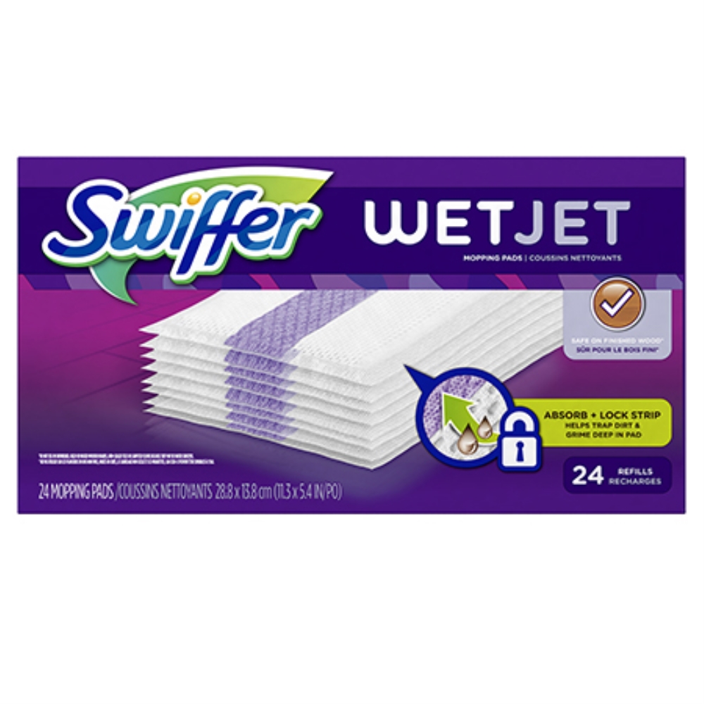 WET JET SYSTEM REFILL CLOTHS, 14&quot; WIDE, 3&quot; DEEP (4/24)