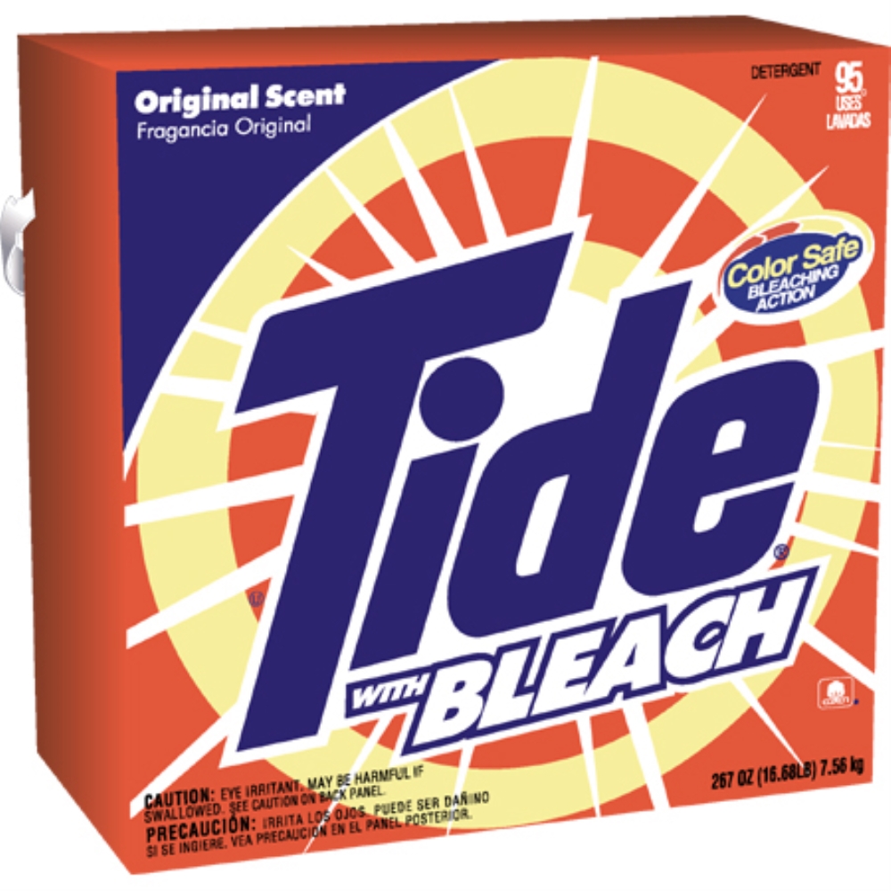 TIDE ULTRA POWDER LAUNDRY DETERGENT W/BLEACH 2/144OZ