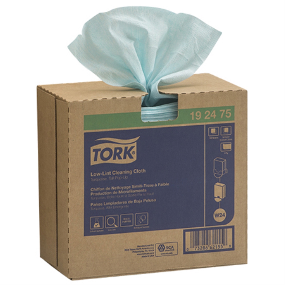 TORK LOW LINT CLEANING CLOTH  POP UP BOX(8/100)