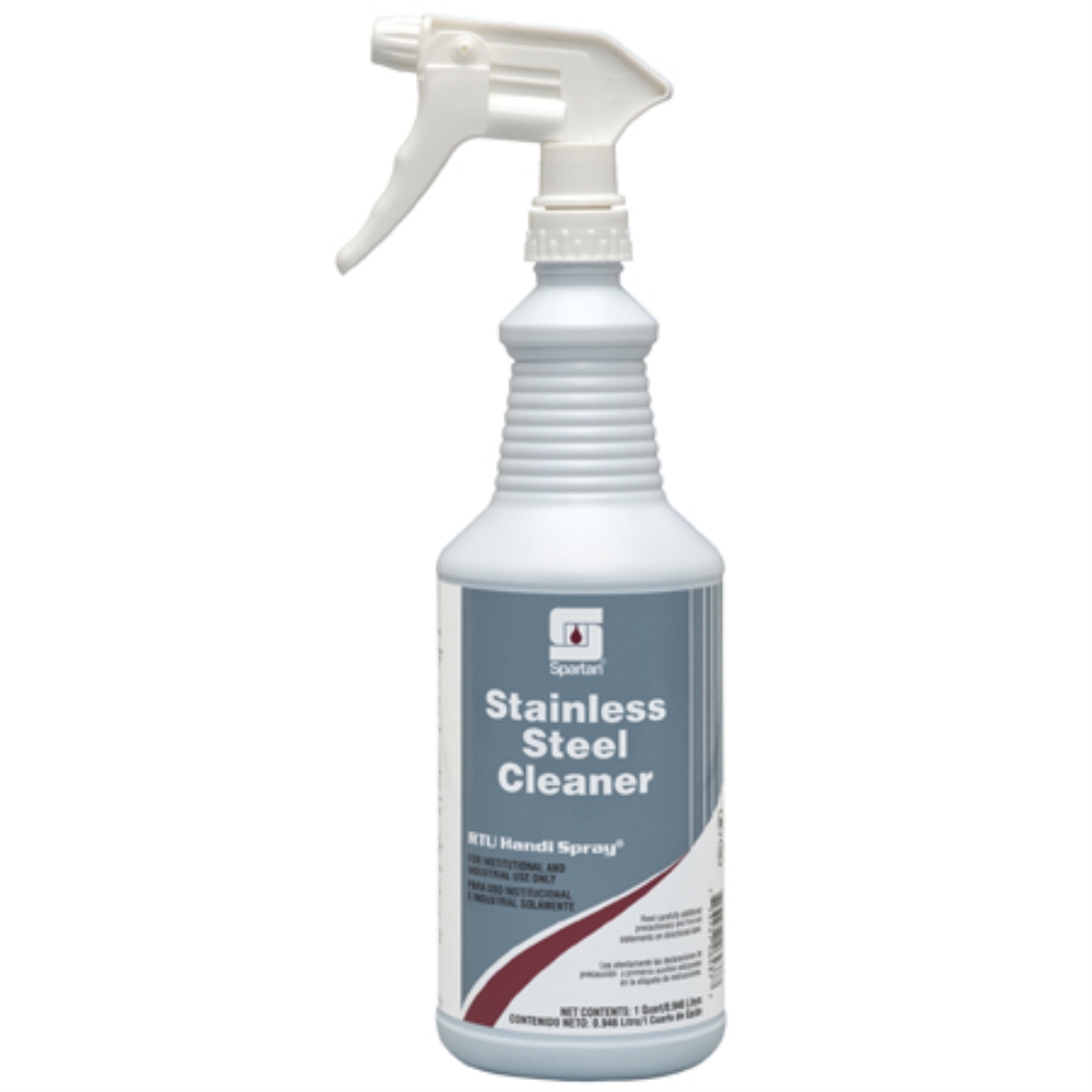 RTU SPA STAINLESS STEEL CLEANER QTS WATER BASE(12)