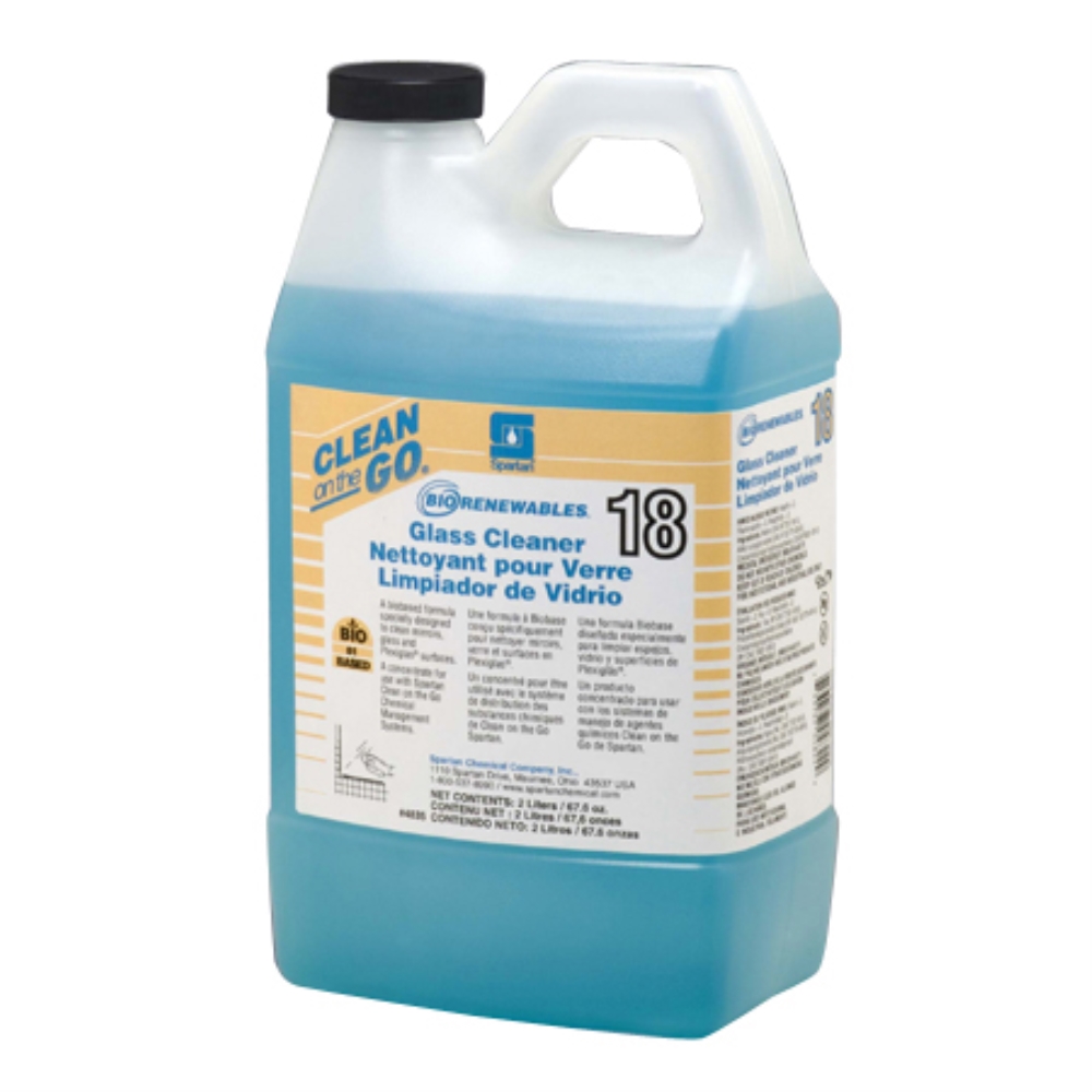 COG #18 BIORENEWABLES GLASS CLEANER (4-2LITERS)