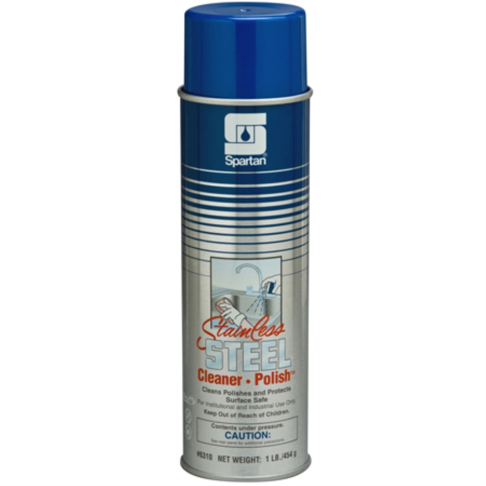 SPA WATER BASED SS CLEANER AND POLISH AEROSOL 12/20