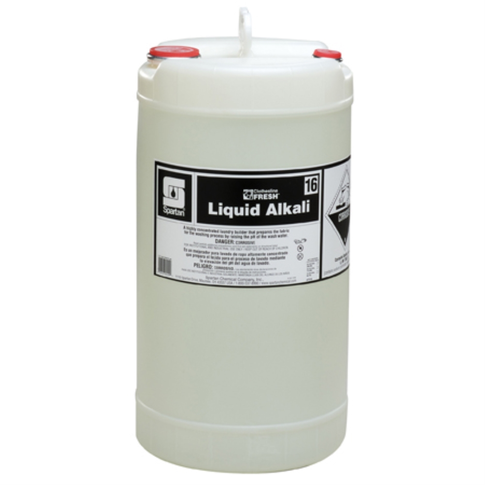 SPA LIQUID ALKALI****15GAL DRUM****CLOTHESLINE FRESH #16