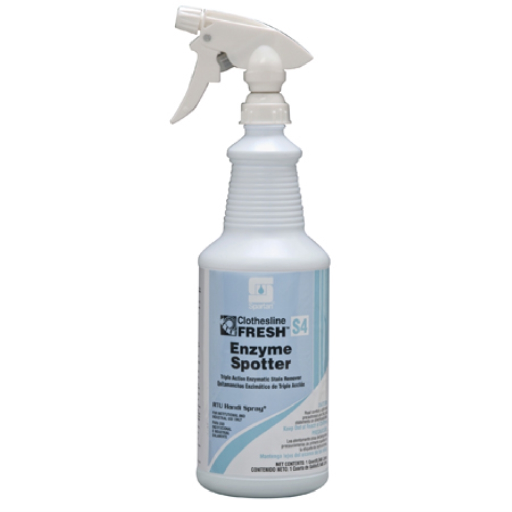 SPA ENZYME SPOTTER 12QTS/CS CLOTHESLINE FRESH S4