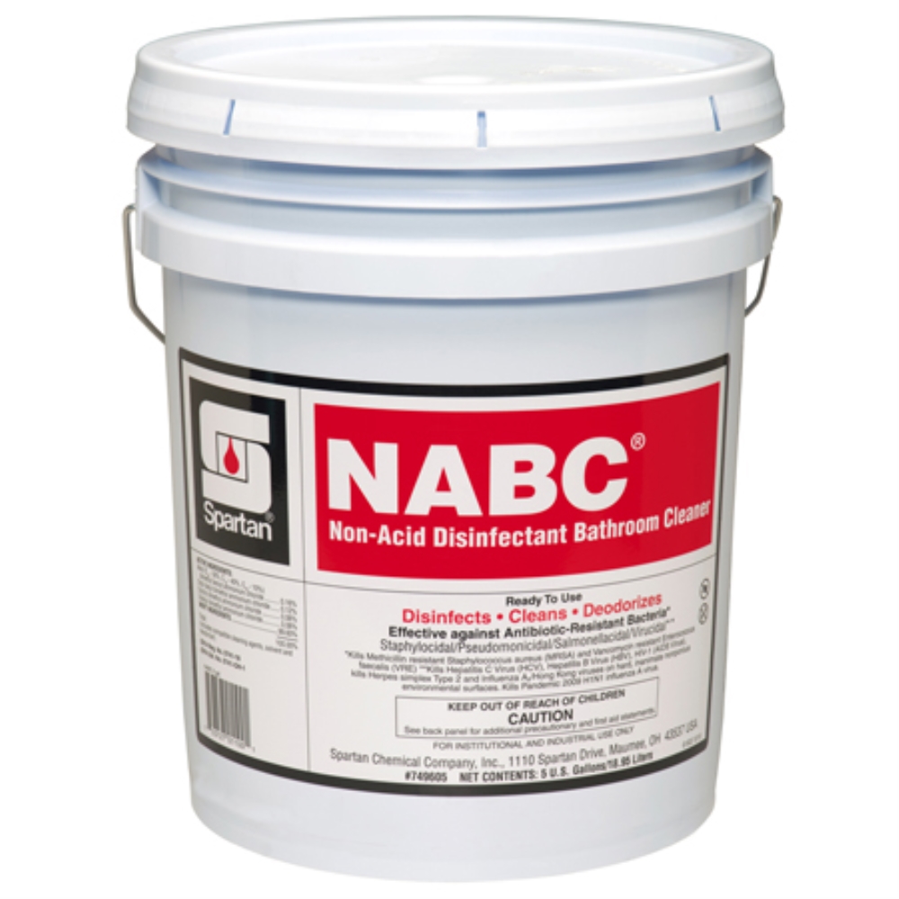 NABC NON ACID DISINFECTANT BATHROOM CLEANER(5GAL)